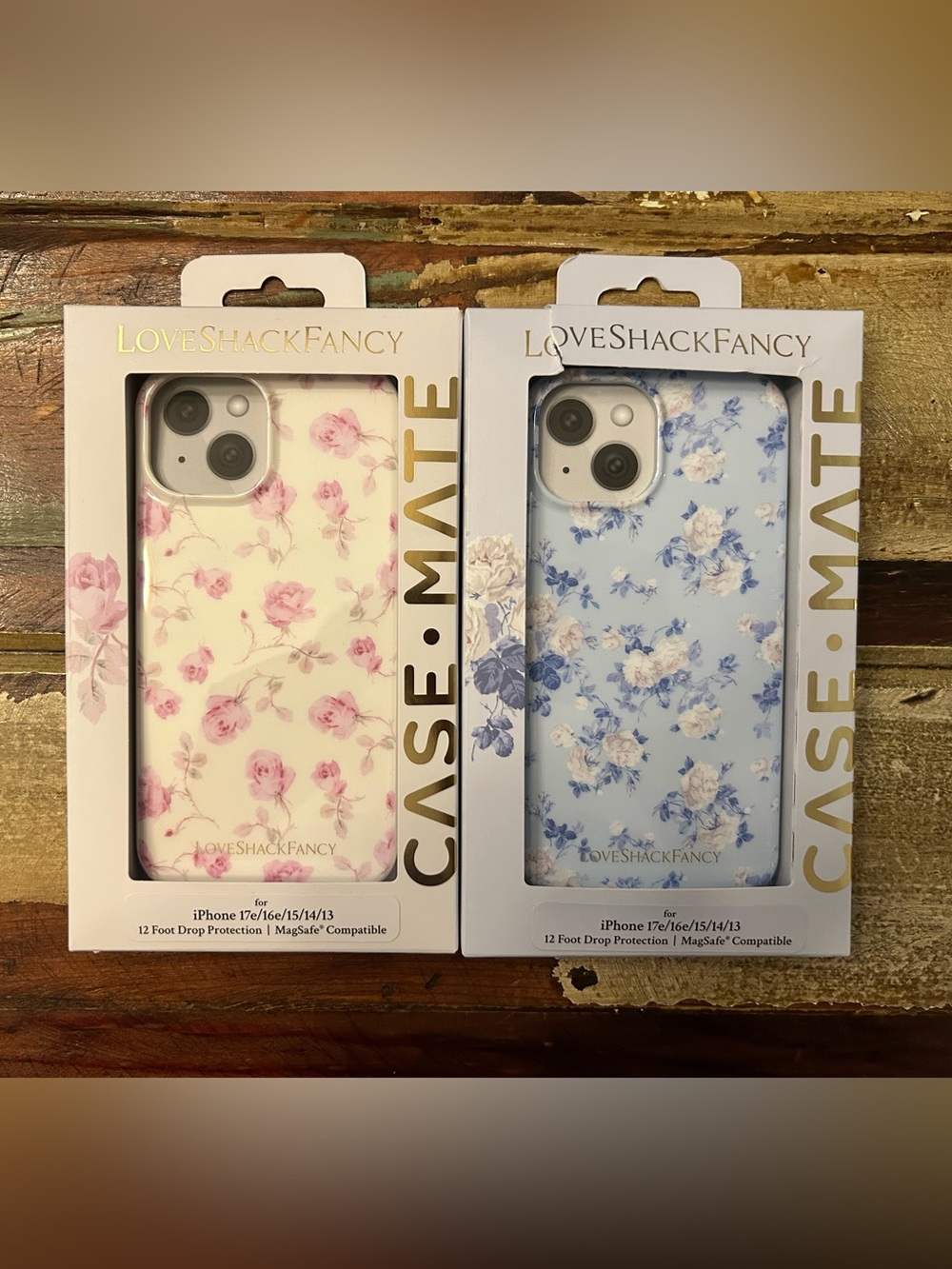 Case-Mate LoveShackFancy Case Lot (2) iPhone 17e/16e/15/14/13 MagSafe